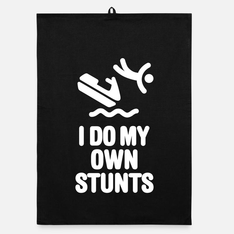 Jet-Ski PWC Jet-Boot Jetski I do my own stunts Organic Geschirrtuch
