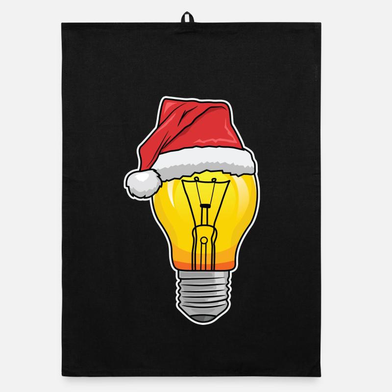 Elektriker Weihnachten Organic Geschirrtuch