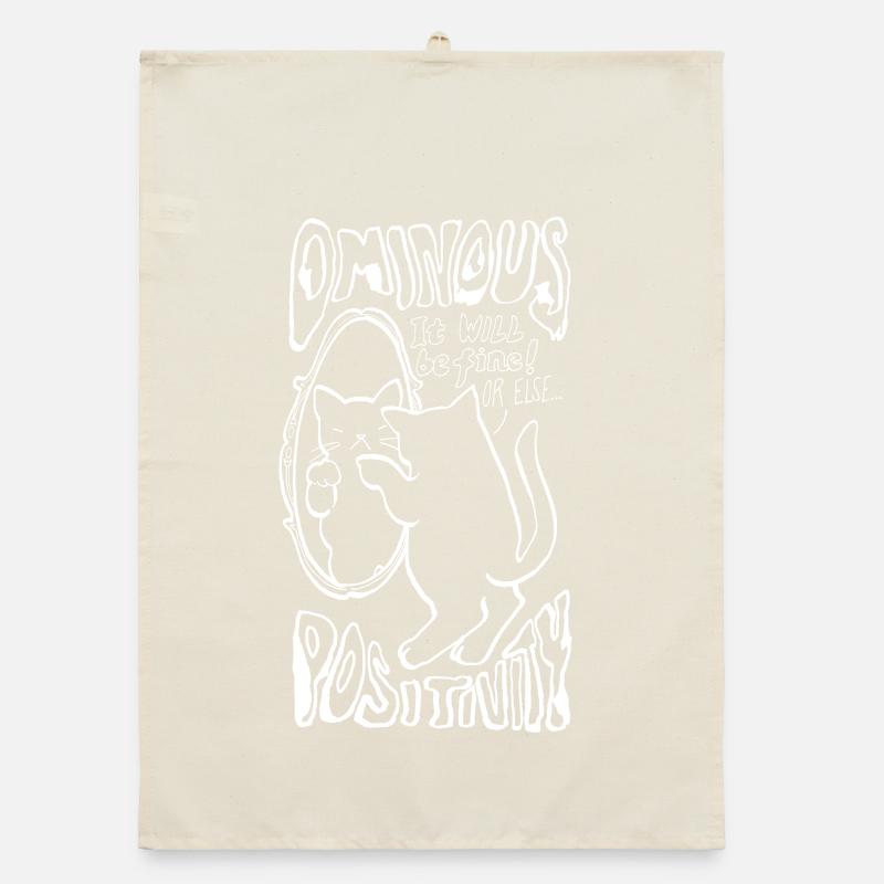 POSITIVITÉ OMINEUSE Torchon bio