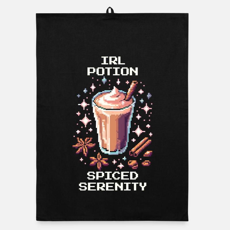 IRL Potion – Spiced Serenity | Chai Latte Organic dish towel