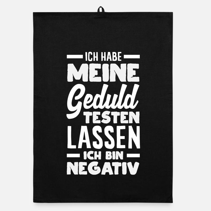 Patience tested – I'm negative Organic dish towel