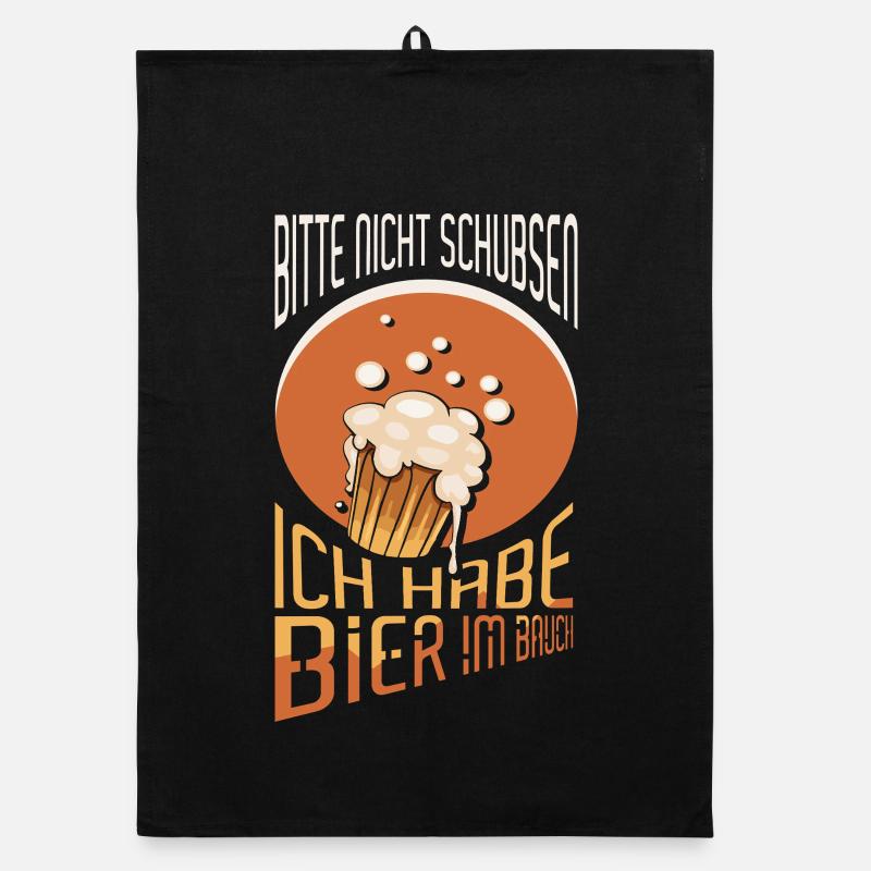 Bierliebhaber Bier Spruch Biertrinker Saufen Organic Geschirrtuch