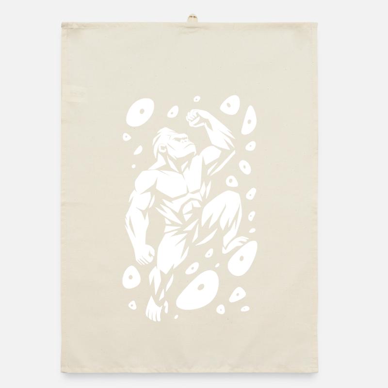 Bouldering Climbing Power Gorilla Silverback Strength Organic dish towel