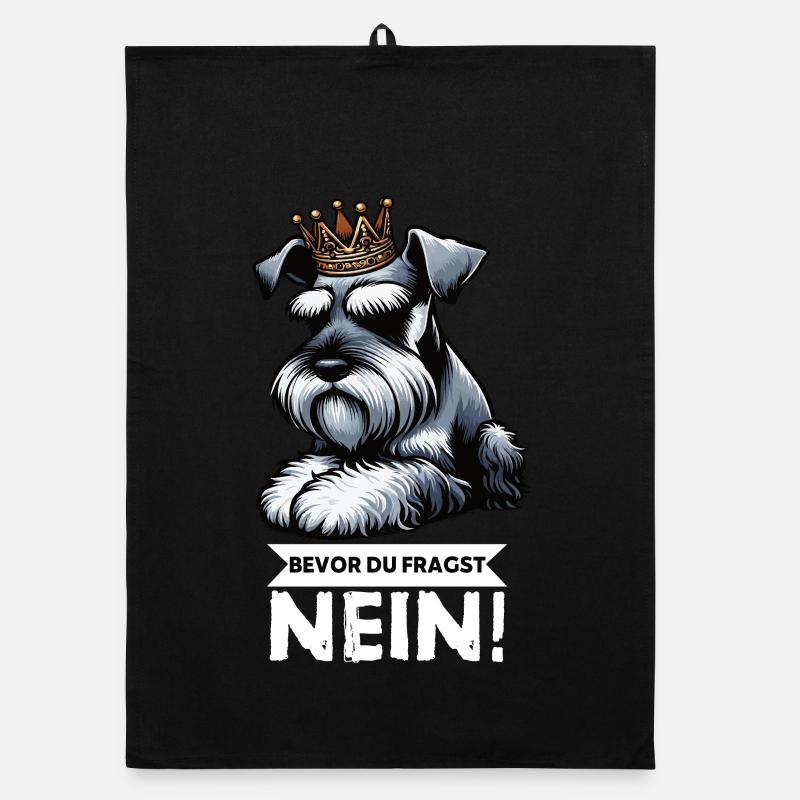 Avant que vous ne demandiez Pas de Schnauzer Géant Torchon bio