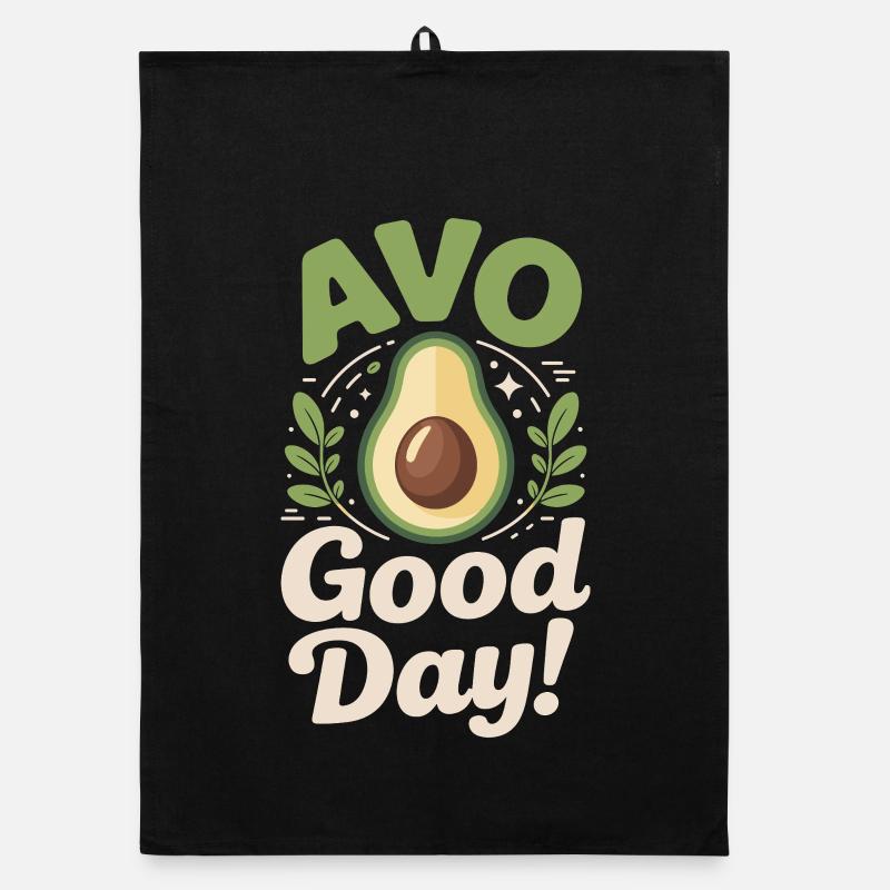 Avo Bonne Journée Torchon bio