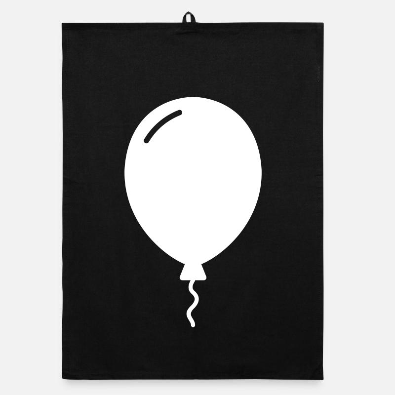 Luftballon – Party, Leichtigkeit & Gute Laune Organic Geschirrtuch