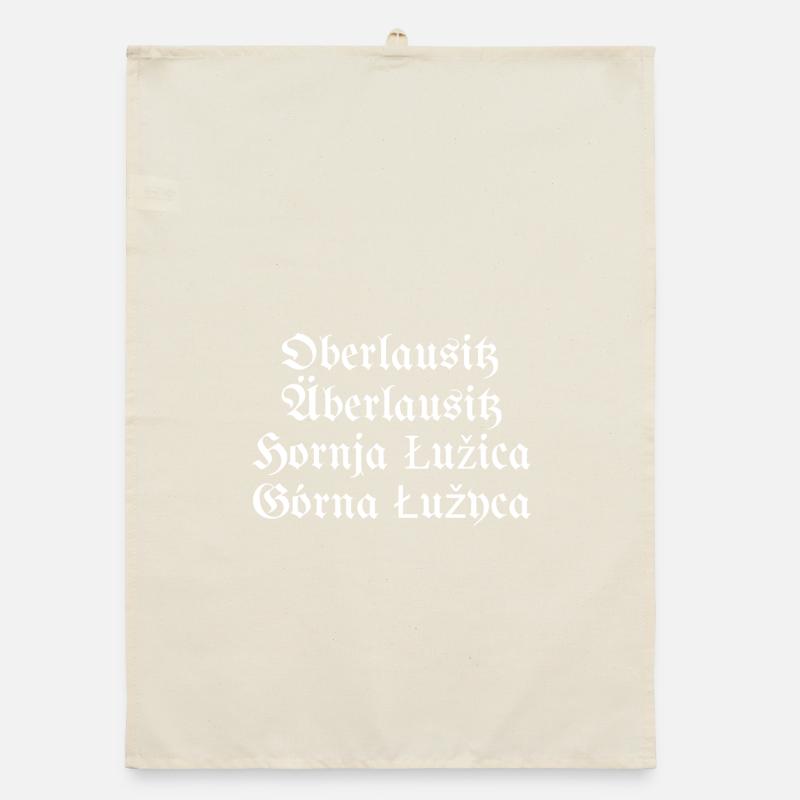 Oberlausitz Äberlausitz sorbisch Sorben Organic Geschirrtuch