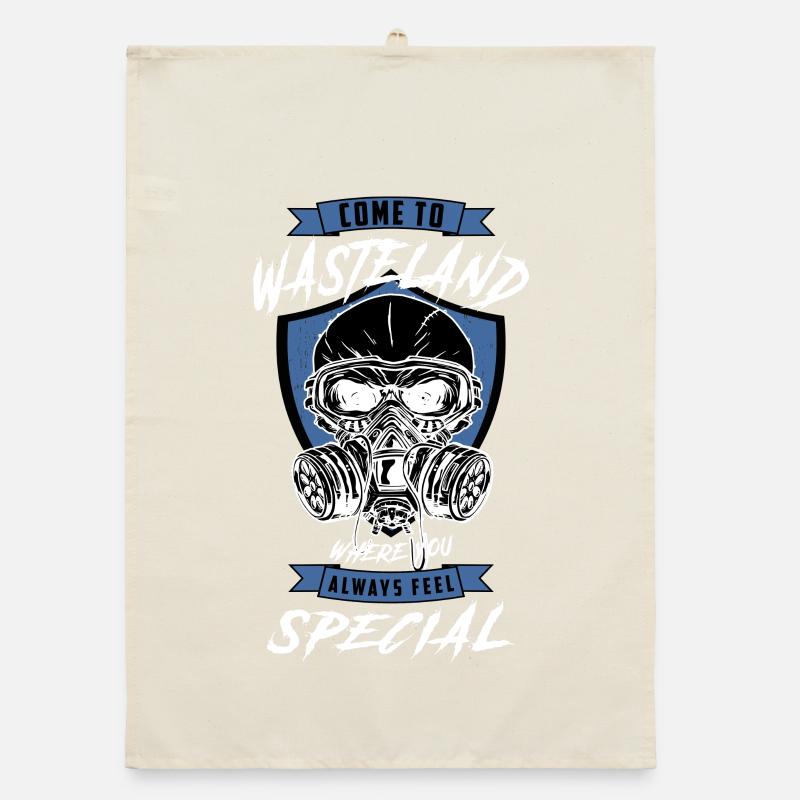 Skull Ödland Organic Geschirrtuch