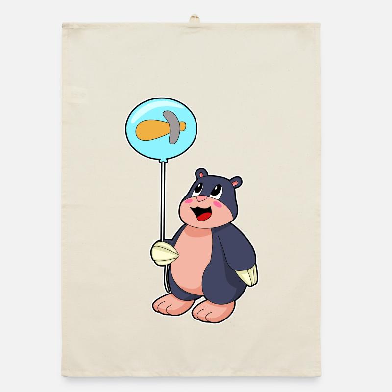 Mole Balloon Organic dish towel