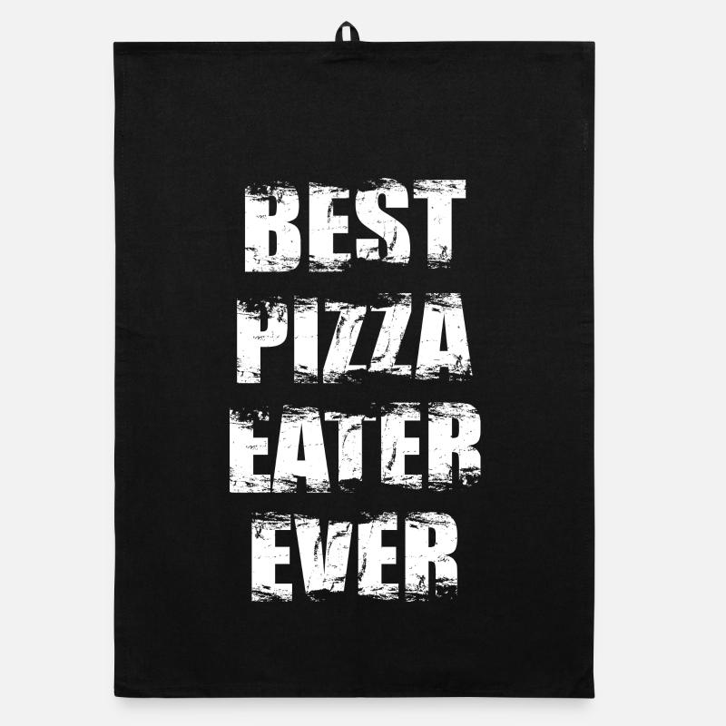 Best Pizza Eater of All Time Organic dish towel