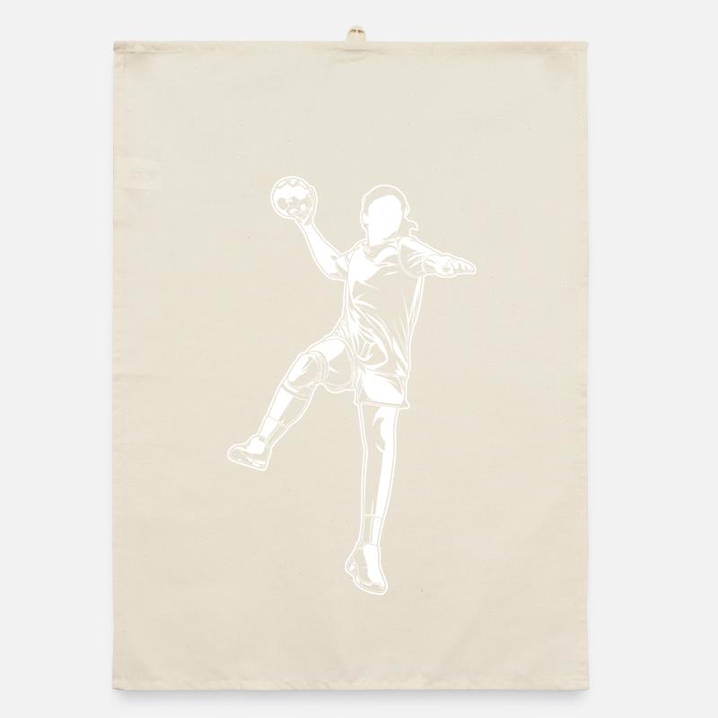 Joueuse de handball Torchon bio