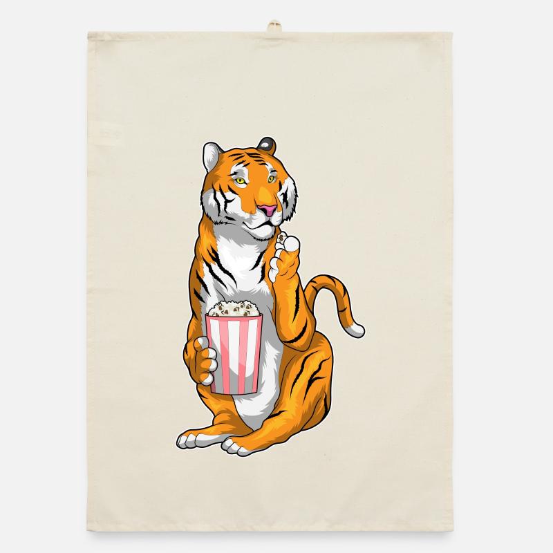 Tiger Popcorn Organic Geschirrtuch