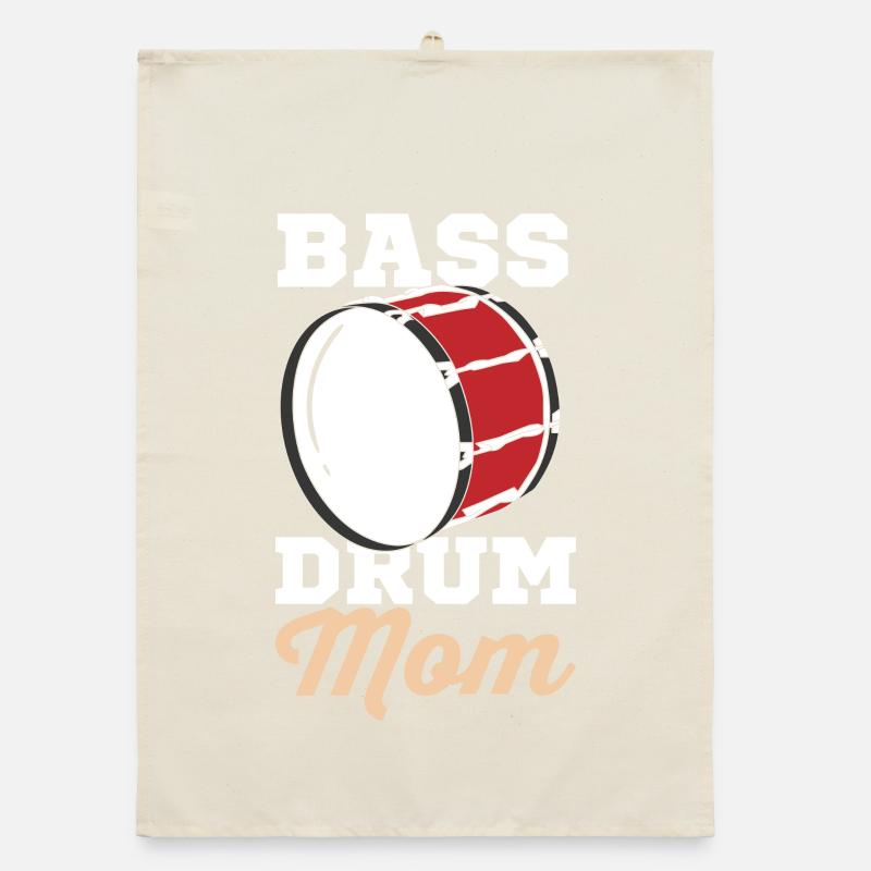 Bass Drum Nut Organic dish towel