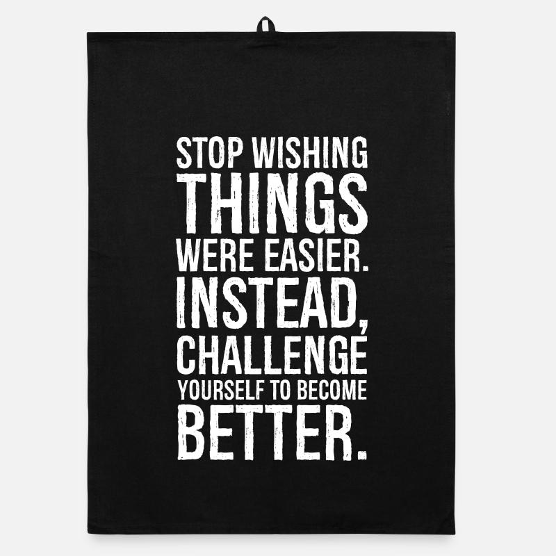 stop wishing things were easier instead - Torchon bio - noir