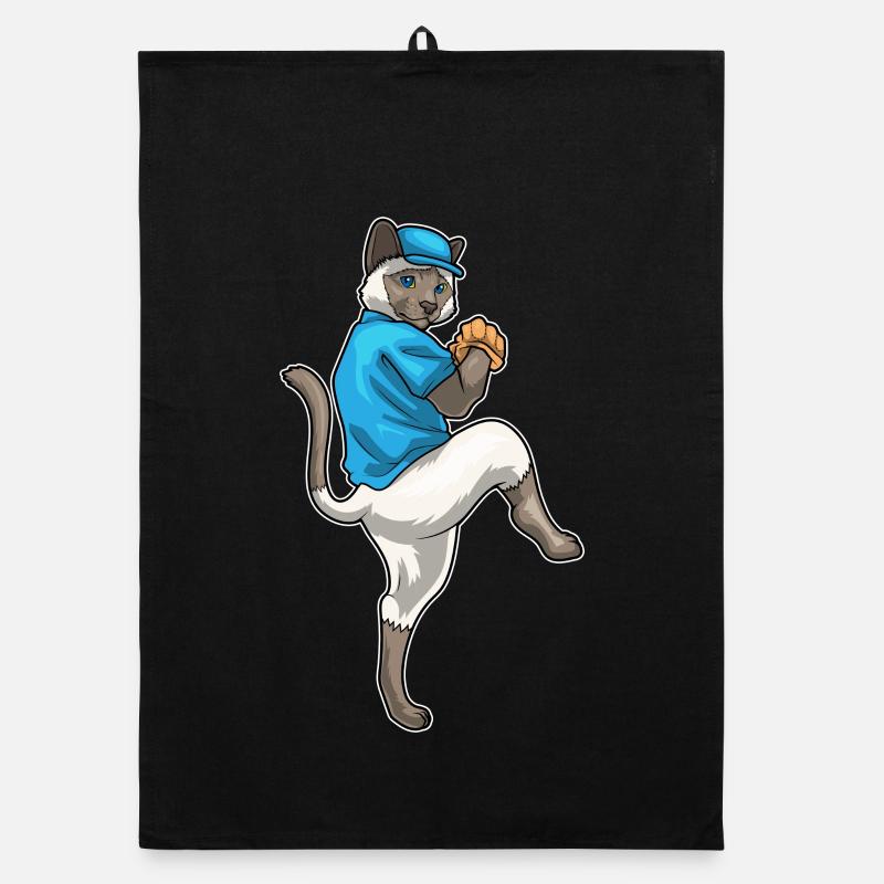 Gant de baseball Siamese Cat Torchon bio