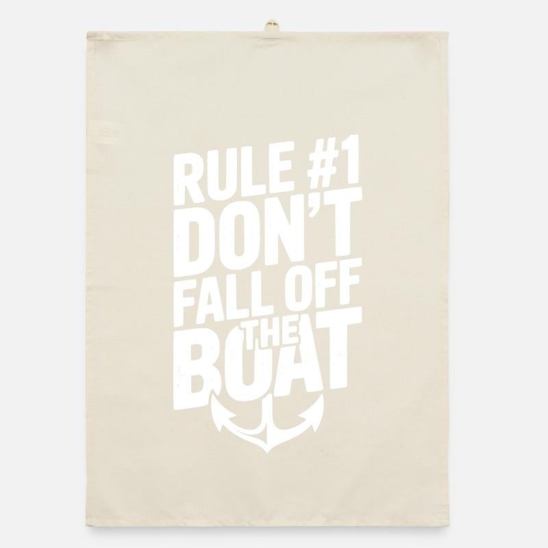 Règle #1 : Ne tombez pas du bateau Torchon bio