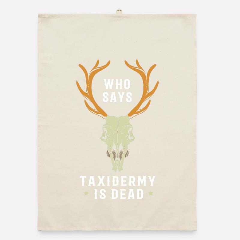 taxidermy Organic dish towel