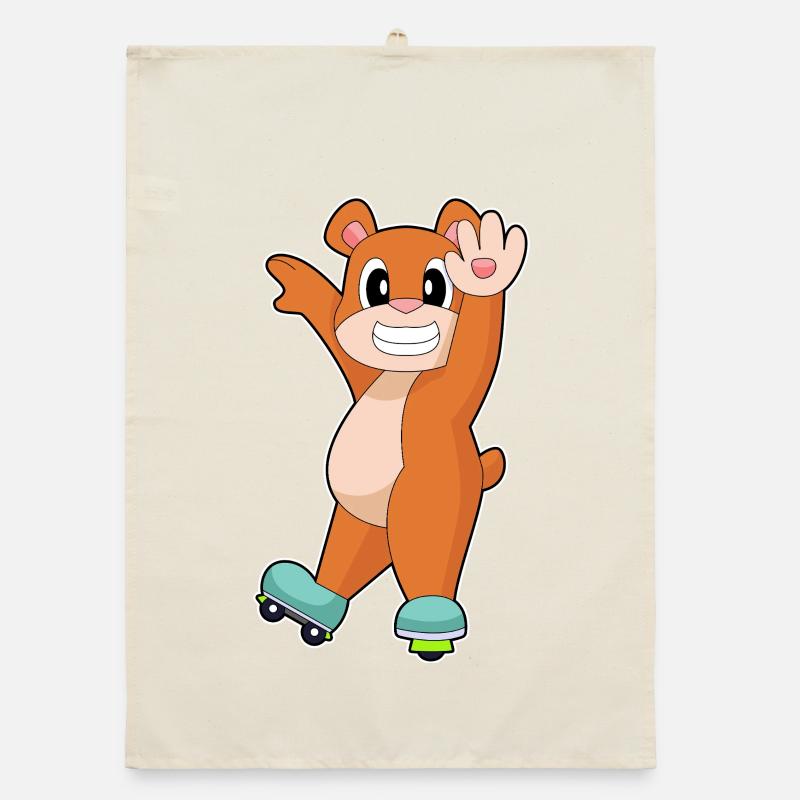 Bär Inline skating Inline skates Sport Organic Geschirrtuch