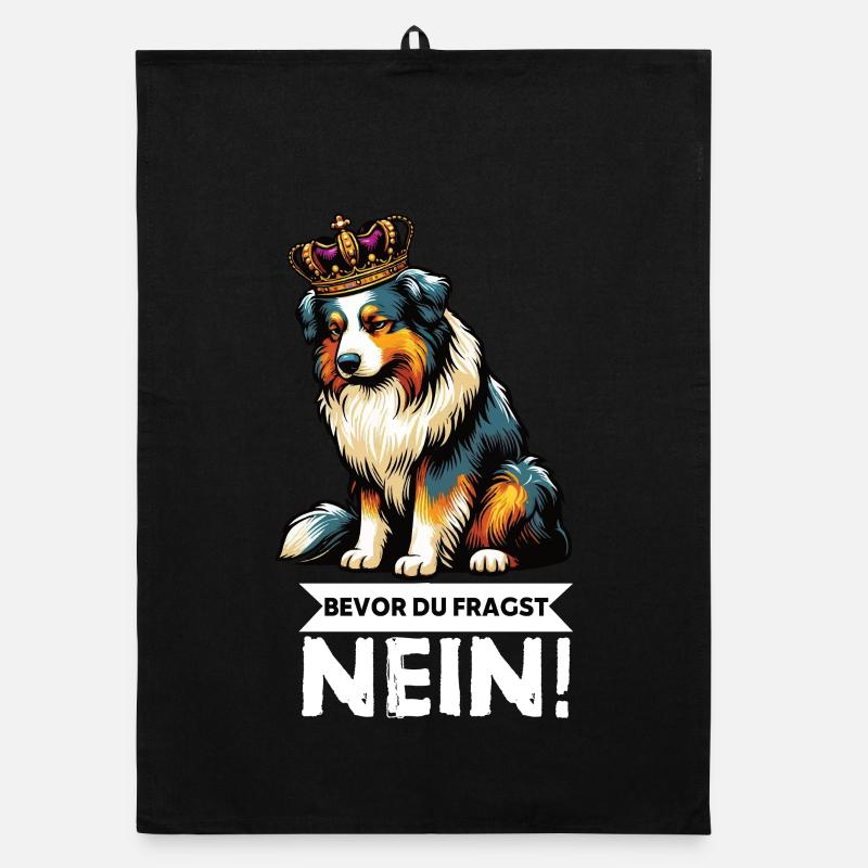 Before you ask: Australian Shepherd Aussie Aussie Organic dish towel