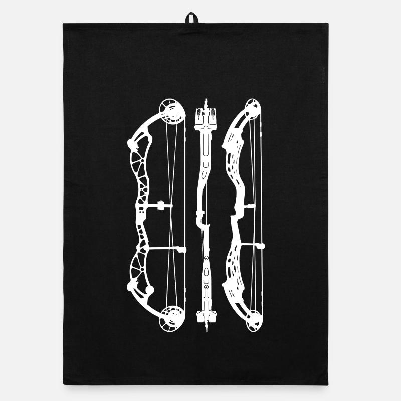 BowtechRekinong_PlansW - Organic dish towel - black