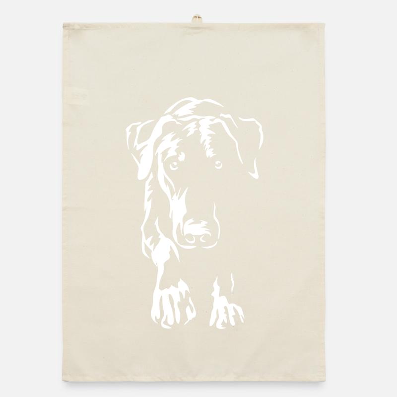 Doberman « Édition Noire » Torchon bio