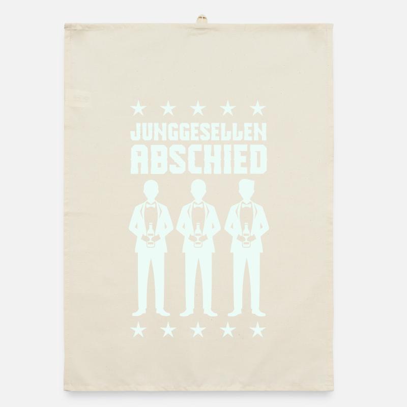 junggesellenabschied_sterne- Organic Geschirrtuch