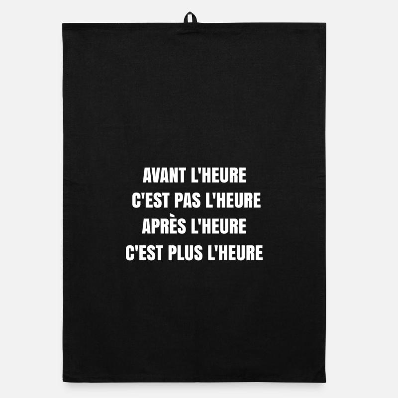 Avant l'heure c'est pas l'heure Torchon bio