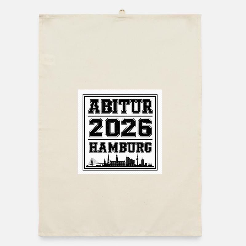 Abitur-2026-Hamburg Organic Geschirrtuch