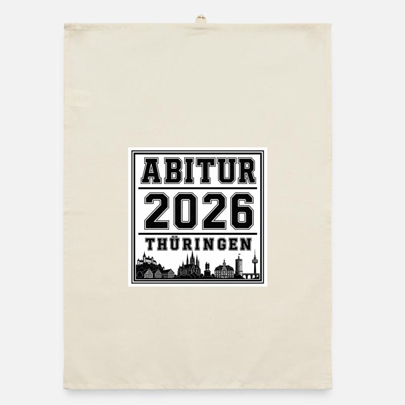 Abitur-2026-Thueringen Organic Geschirrtuch