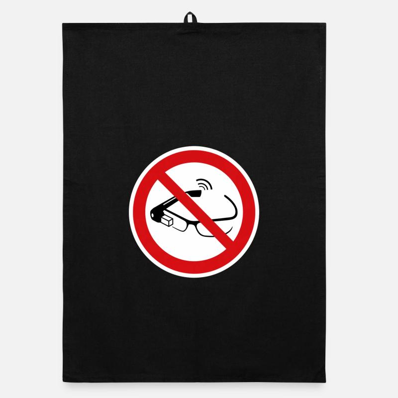Smart glasses prohibited Organic dish towel