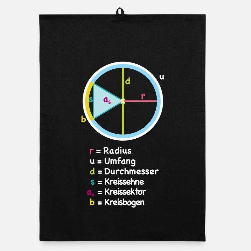 Diagramme de rayon de cercle Art Torchon bio