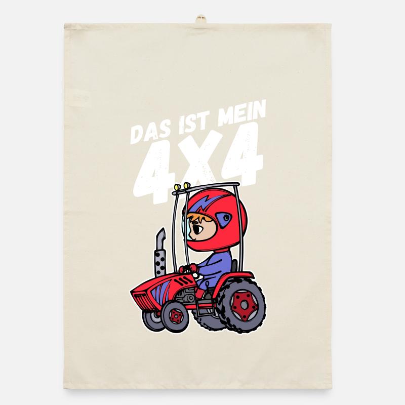 Traktor Jungbauer Statement Nutzfahrzeug Landleben Organic Geschirrtuch