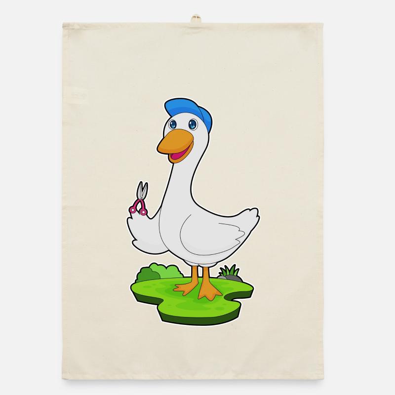 Ciseaux de coiffeur de canard Torchon bio