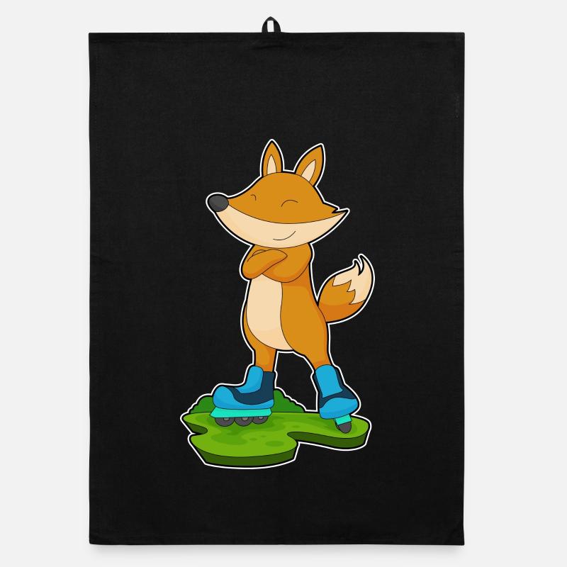 Fuchs Inline skating Inline skates Organic Geschirrtuch