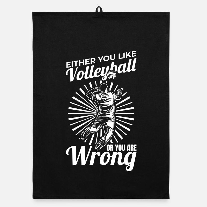 Vous aimez le volley-ball ou vous vous trompez Torchon bio