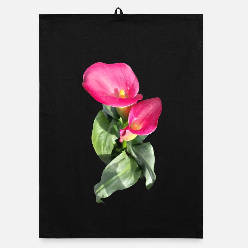 CALLASPink Calla Blütenzauber Organic Geschirrtuch