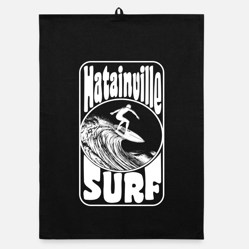 Hatainville - Organic dish towel - black