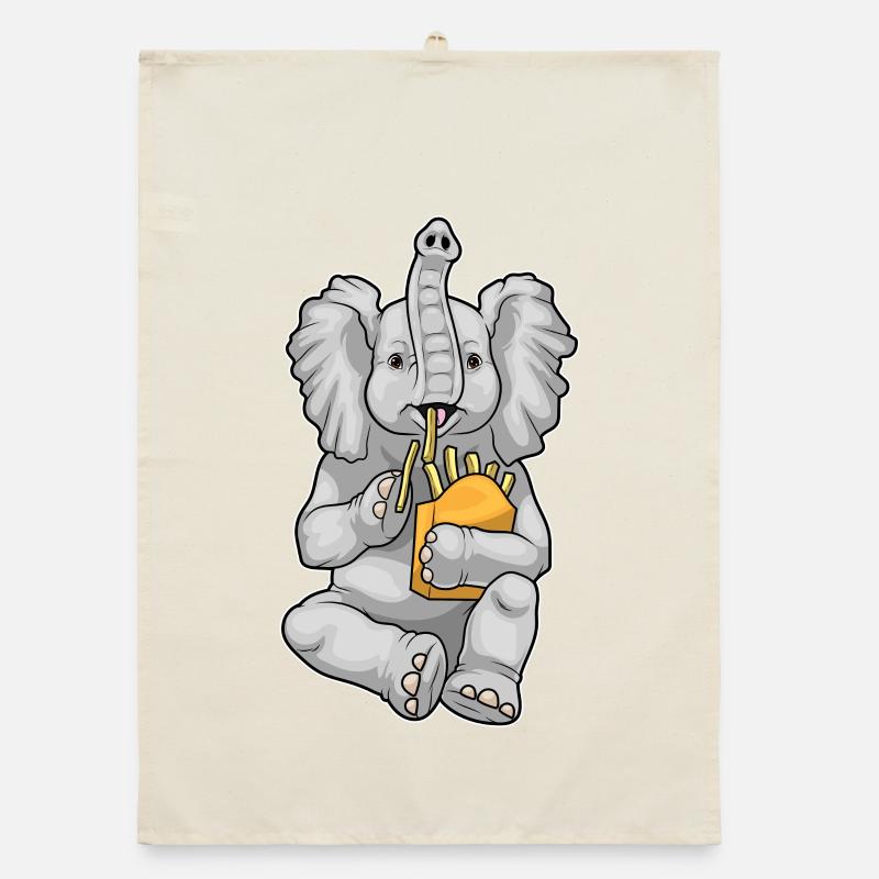 Frites d’éléphant à la française Torchon bio