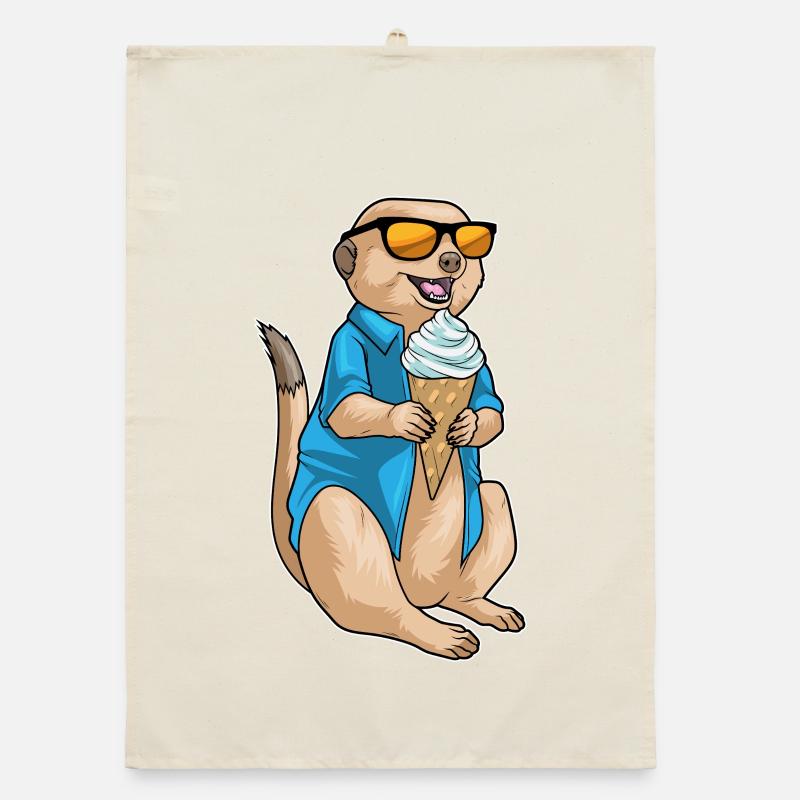 Glace gaufre suricate Torchon bio