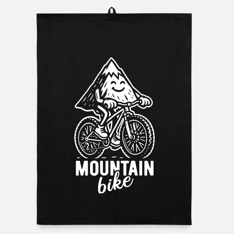 VTT - Jeu de mots sur le vélo Torchon bio