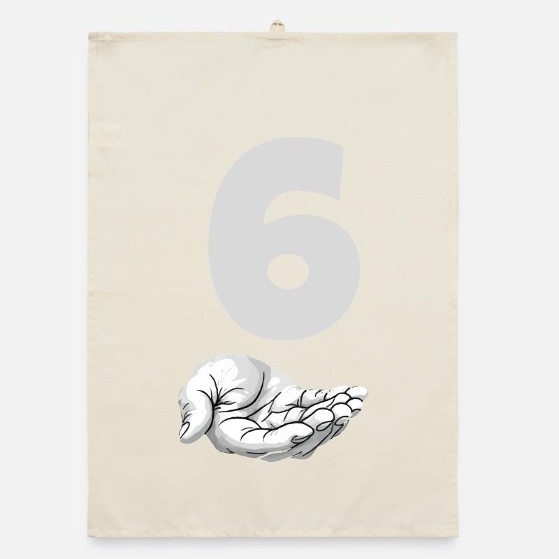 Drôle Six Meme Main Gen Alpha Joke Torchon bio