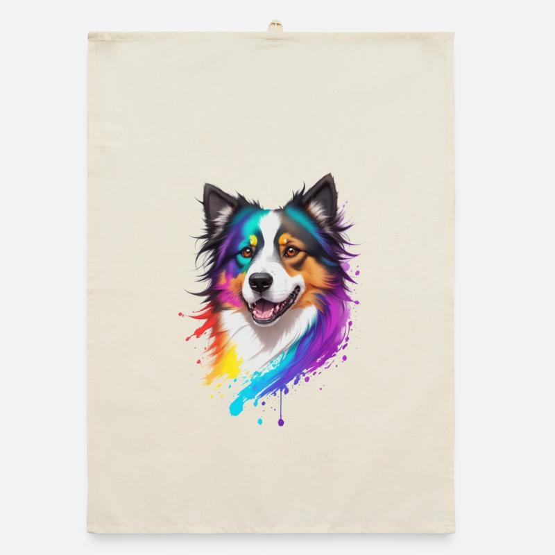 Collie Organic Geschirrtuch