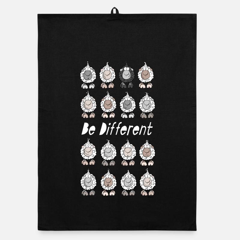 Be Different Sheep Organic dish towel