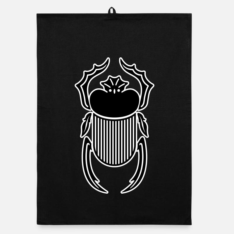 Mystischer Skarabäus: Symbolisches T-Shirt Organic Geschirrtuch