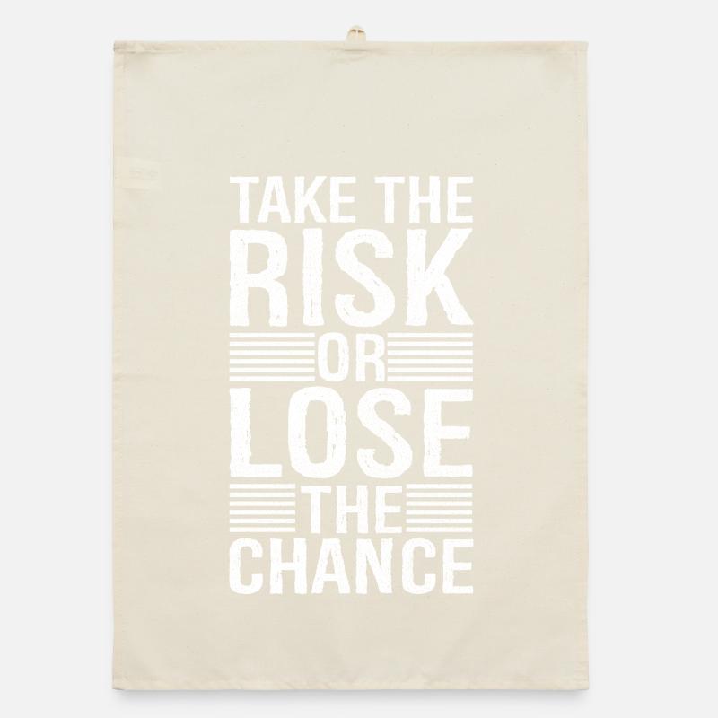 Gehen Sie das Risiko ein und verlieren Sie die Chance Organic Geschirrtuch