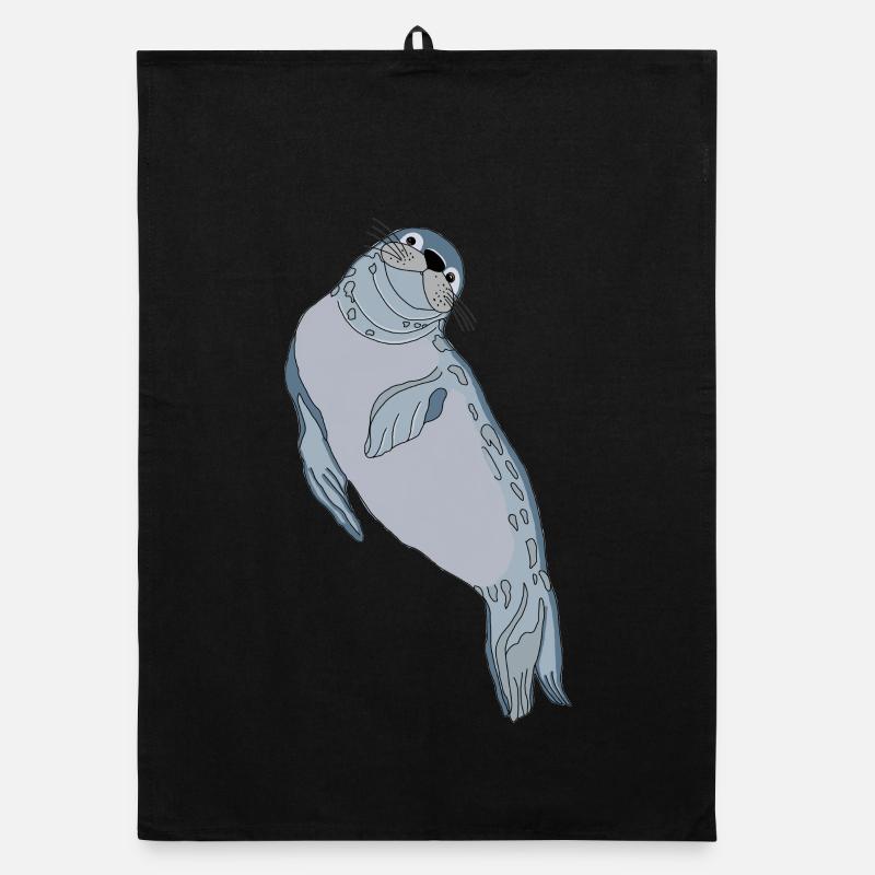 Robbe Seehund Organic Geschirrtuch