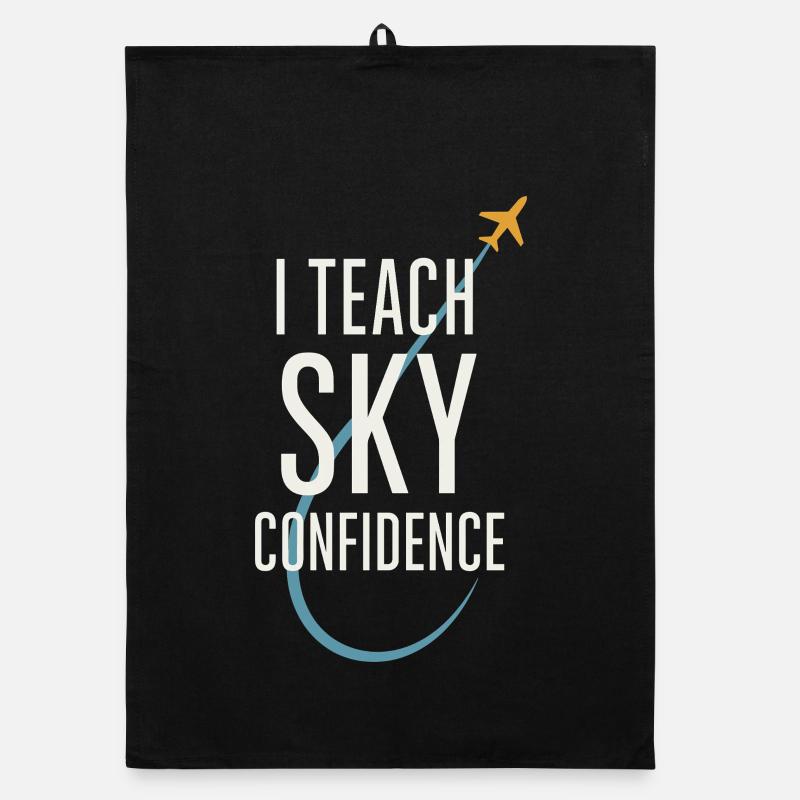 Flight Instructor Cfi Pilot Aviation Instructor Organic dish towel