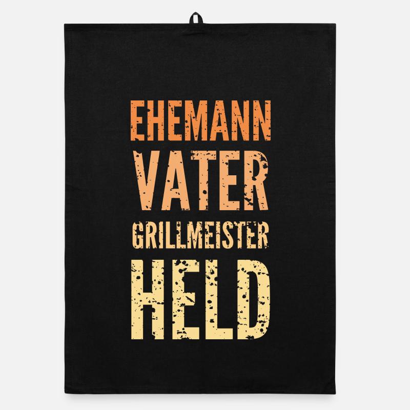 Ehemann Grillmeister Held Organic Geschirrtuch
