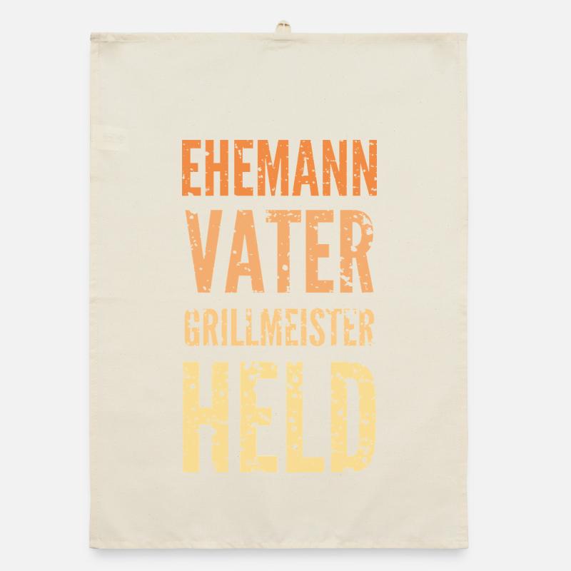 Ehemann Grillmeister Held Organic Geschirrtuch