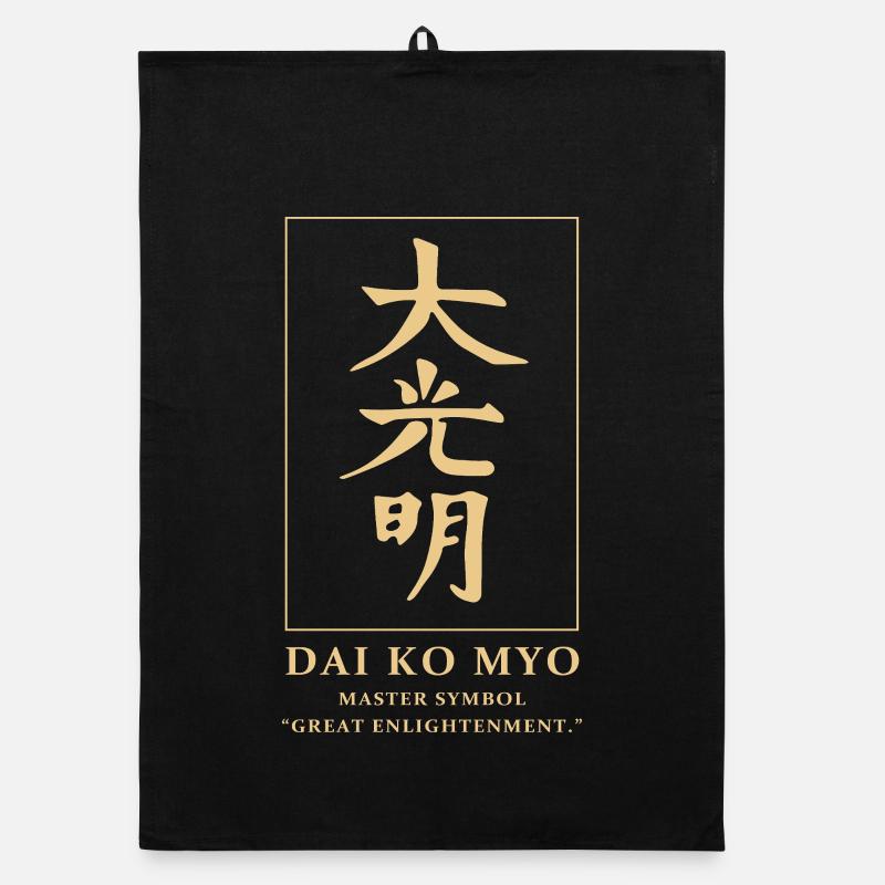 Symbole Reiki Maître Reiki Torchon bio